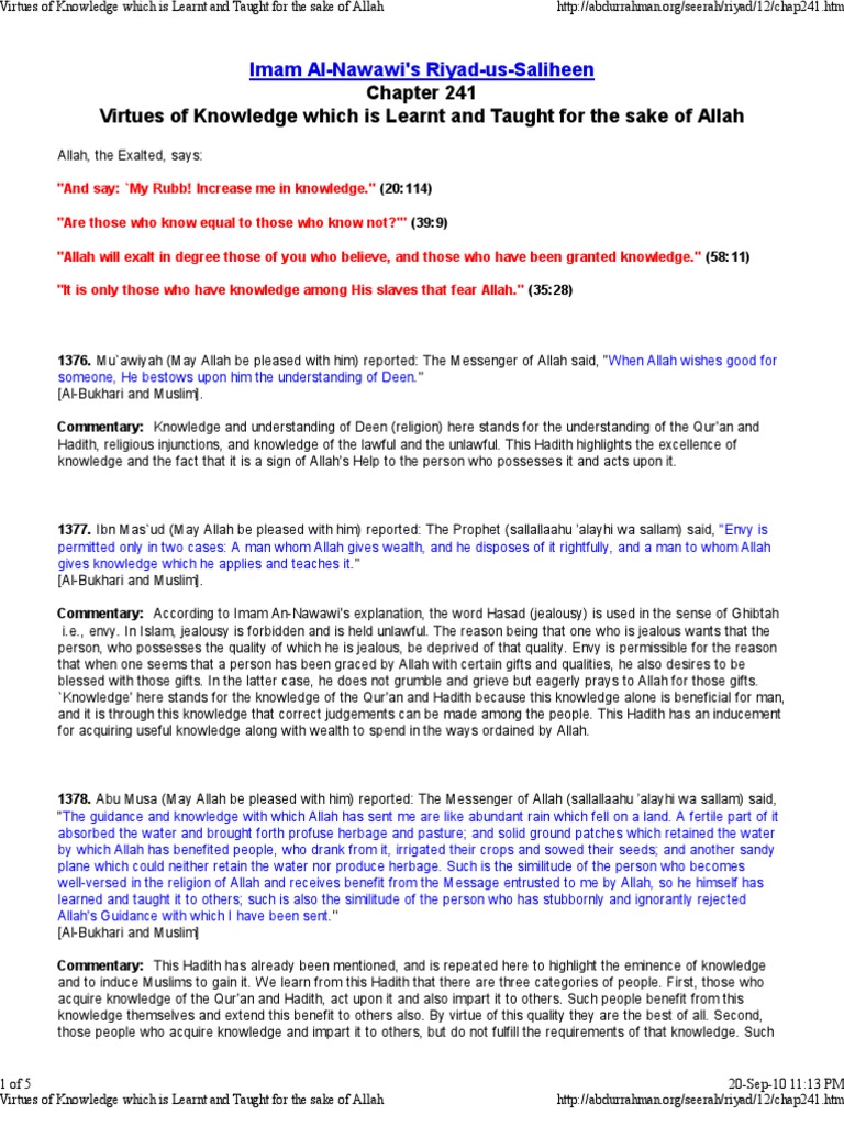 Riyadh Knowledge | PDF