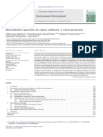 Bioremediation Approaches For Organic Pollutants A Critical Perspective