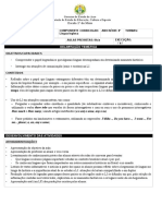 I Sequência Didática 8º Ano de LI EF II