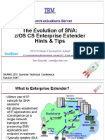 The Evolution of SNA: z/OS CS Enterprise Extender Hints & Tips