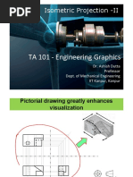 Lecture 7 - Isometric Projection - II