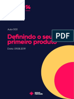 Definindo seu primeiro produto