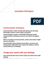 4. Communication Techniques