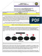 Handout No. 7 in General Chemistry 2