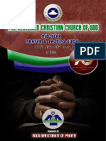 RCCG 2022 Mid-Year Fasting and Prayer Guide