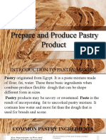 Prepare and Produce Pastry Products