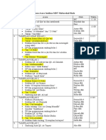 Susunan Acara Imtihan MDT Mubarokul Huda