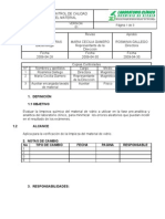 I-0421 Control de Calidad Lavado Del Material.