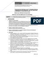 Modelo Bases Convocatoria Estatal Perú