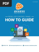 How To Guide: Reseller Control Panel