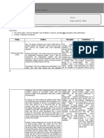 Psychology Y1: Worksheet: Studies On Multi-Store Memory Model