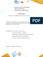 Consolidado Final de Proyectos Sociales