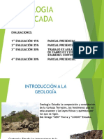 Clase I y Ii Introducción A La Geologia y Estructura de La Tierra