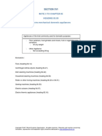 Note 3 To Chapter 85 HEADING 85.09 Electro-Mechanical Domestic Appliances