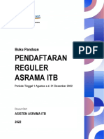 Panduan Pendaftaran Reguler Asrama ITB Periode Agt-Des 2022