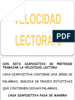 Velocidad Lectora. 8