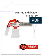 Manual Humidificador Mini 150