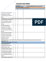 Checkliste ISO 45001