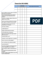 Checklist Audit Iso 45001
