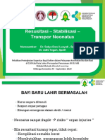 Penanganan Kegawatdaruratan (Resusitasi Stabilisasi) Neonatal