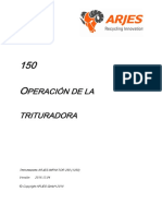 Arjes Impaktor 250 - 08 - Operacion de La Trituradora