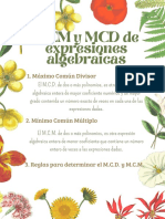 MCM y MCD de Expresiones Algebraicas