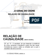 Teoria Geral do Crime e Nexo Causal