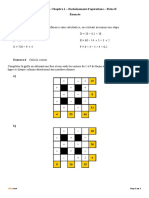 Classe de 5 - Chapitre 1 - Enchaînement D'opérations - Fiche B Énoncés Exercice 3