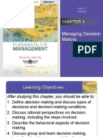 Managing Decision Making: Planning