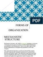 Form of Org