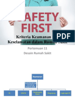 Materi 11 - Kriteria Keamanan Dan Keselamatan Dalam RS