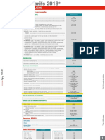 Tarifs A4 2018-2
