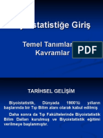 2-Biyoistatistik Temel Tanimlar