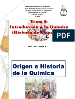 Tema I Introducción A La Química Historia