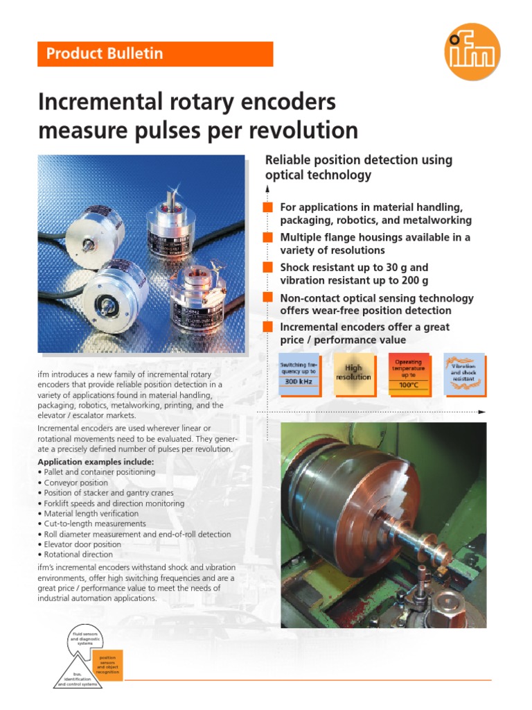 Incremental Rotary Encoders Measure Pulses Per Revolution Product