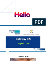 Week 12 - Gateway B2 Plus - D1 (Game and song - Gerunds and Infinitives)
