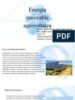 Energia Renovable Agrovoltaica