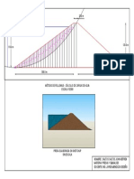 Método de Fellenius - Cálculo de Carga de Agua ESCALA 1/2300