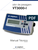 Indicador de pesagem WT3000 manual