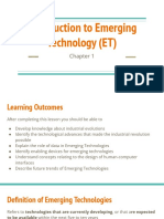 Chapter 1 - Introduction To Emerging Technology