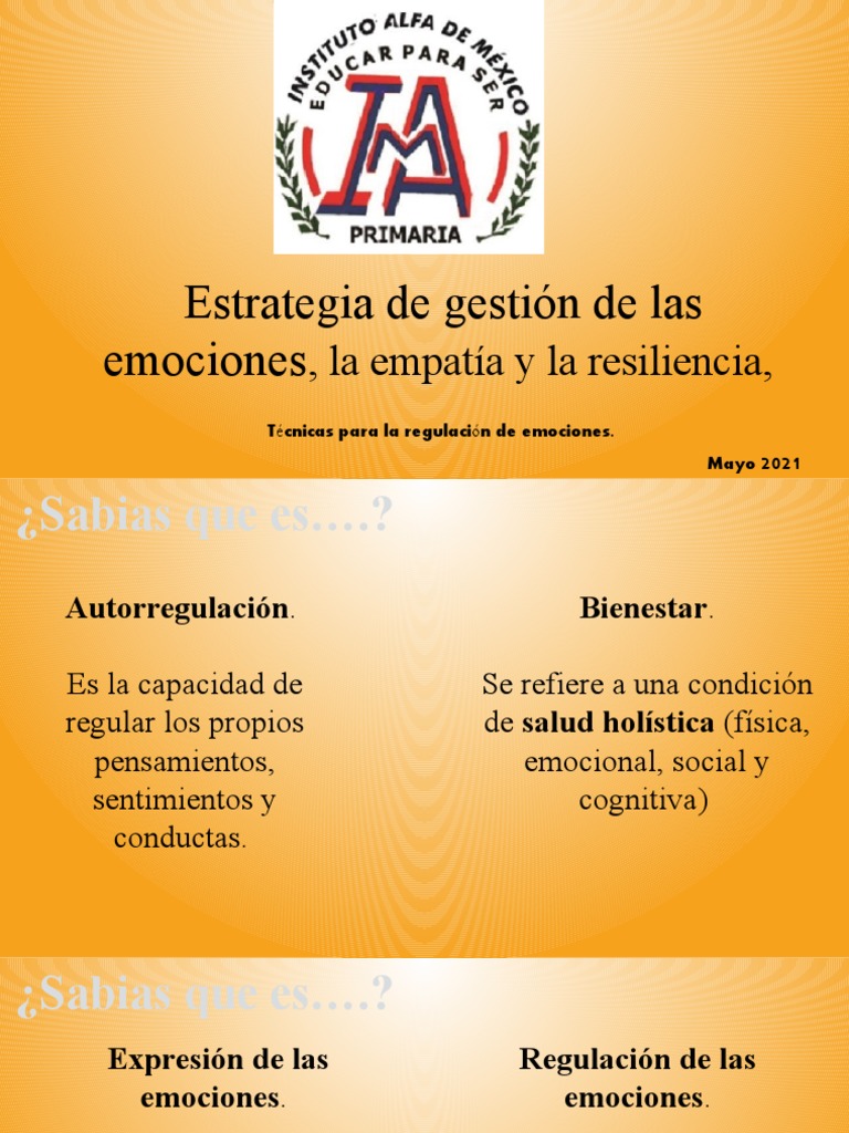 Gestión emocional y empatía en niños | PDF | Las emociones | Empatía