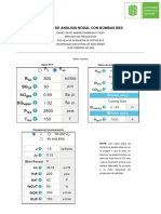 Informe de Análisis Nodal Con Bombas Bes