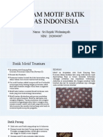 Ragam Motif Batik Khas Indonesia