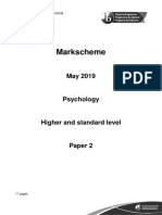 Psychology Paper 2 HLSL Markscheme