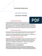 Funciones de Dep - Contabilidad Elida Barsallo