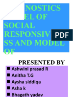 Diagnostics Model of Social Responsivene Ss and Model OF Ethics