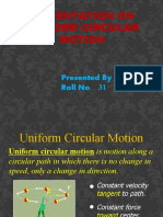 Uniform Circular Motion