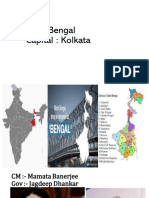 West Bengal Facts - Capital, CM, Legislature, Languages, Wildlife, Ports & More