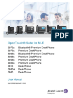 Opentouch® Suite For Mle: User Manual