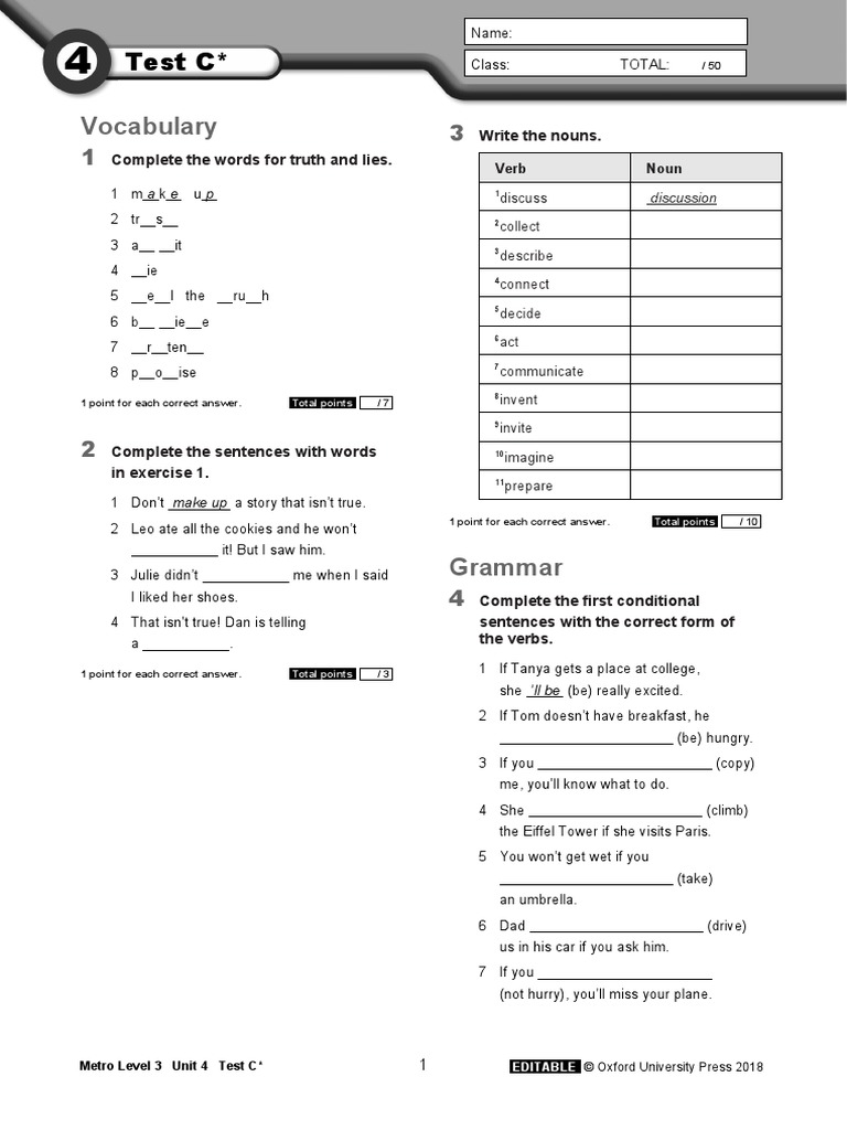 Metro Level 3 4C One Star | PDF | Linguistics